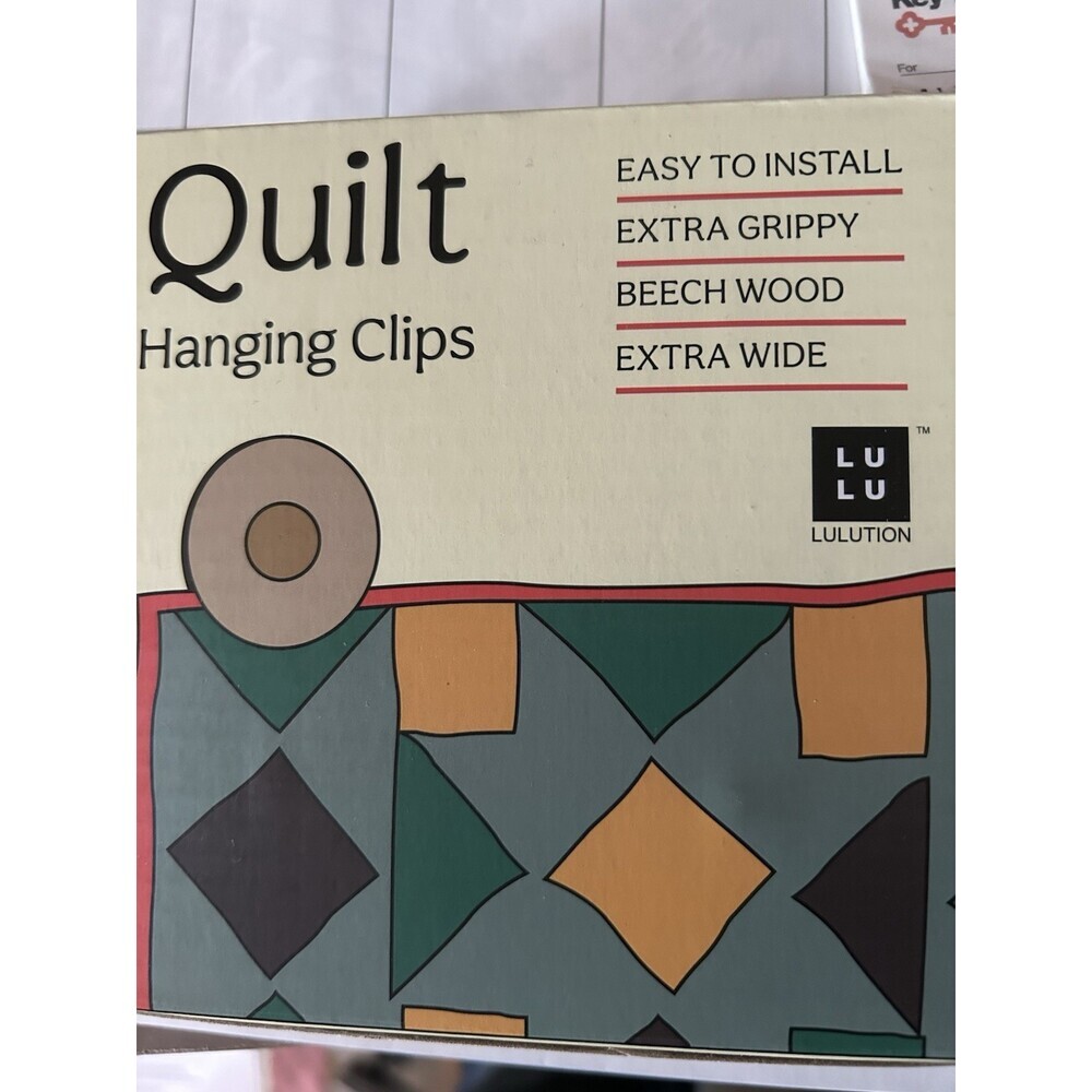 Multi-Functional Wooden Quilt Clips - Perfect for Tapestry & Wall Hangings